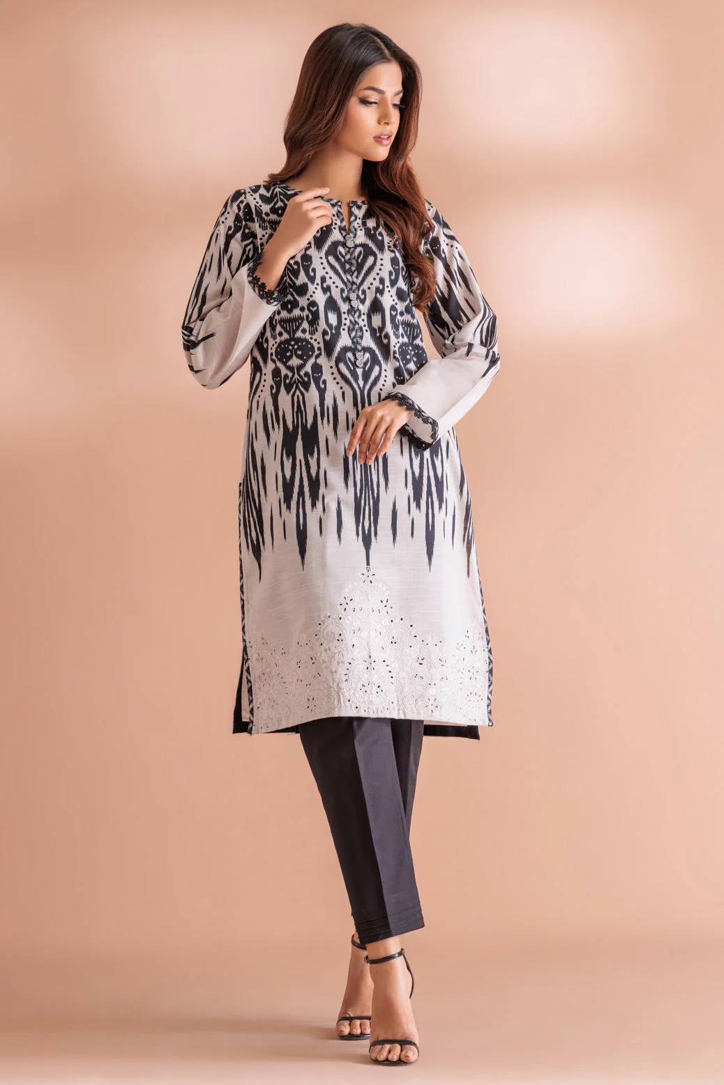 BLACK-KHADDAR-2 PIECE (WS2232P04) - Image 3