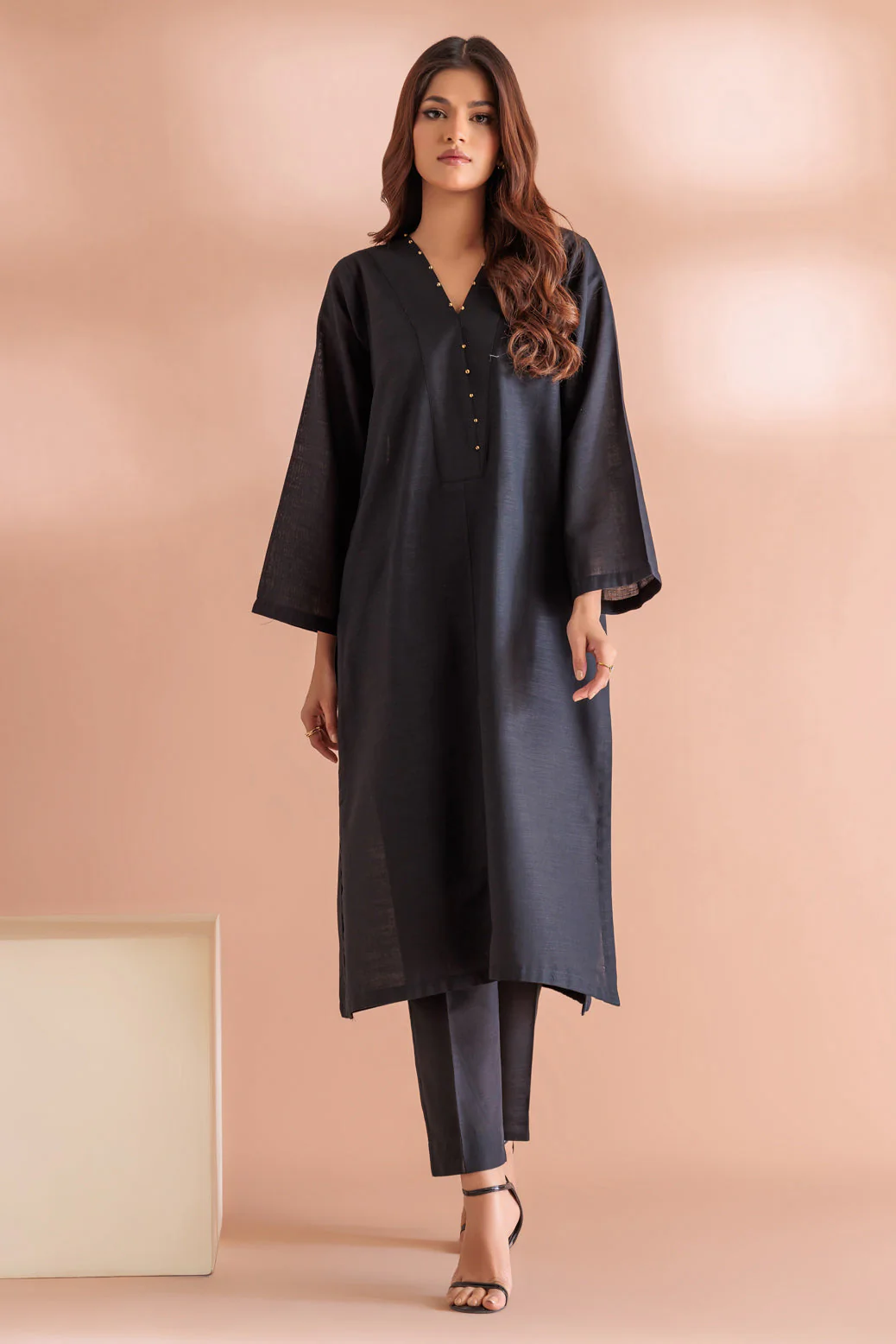 BLACK-KHADDAR-2 PIECE (WS6232P65) - Image 3