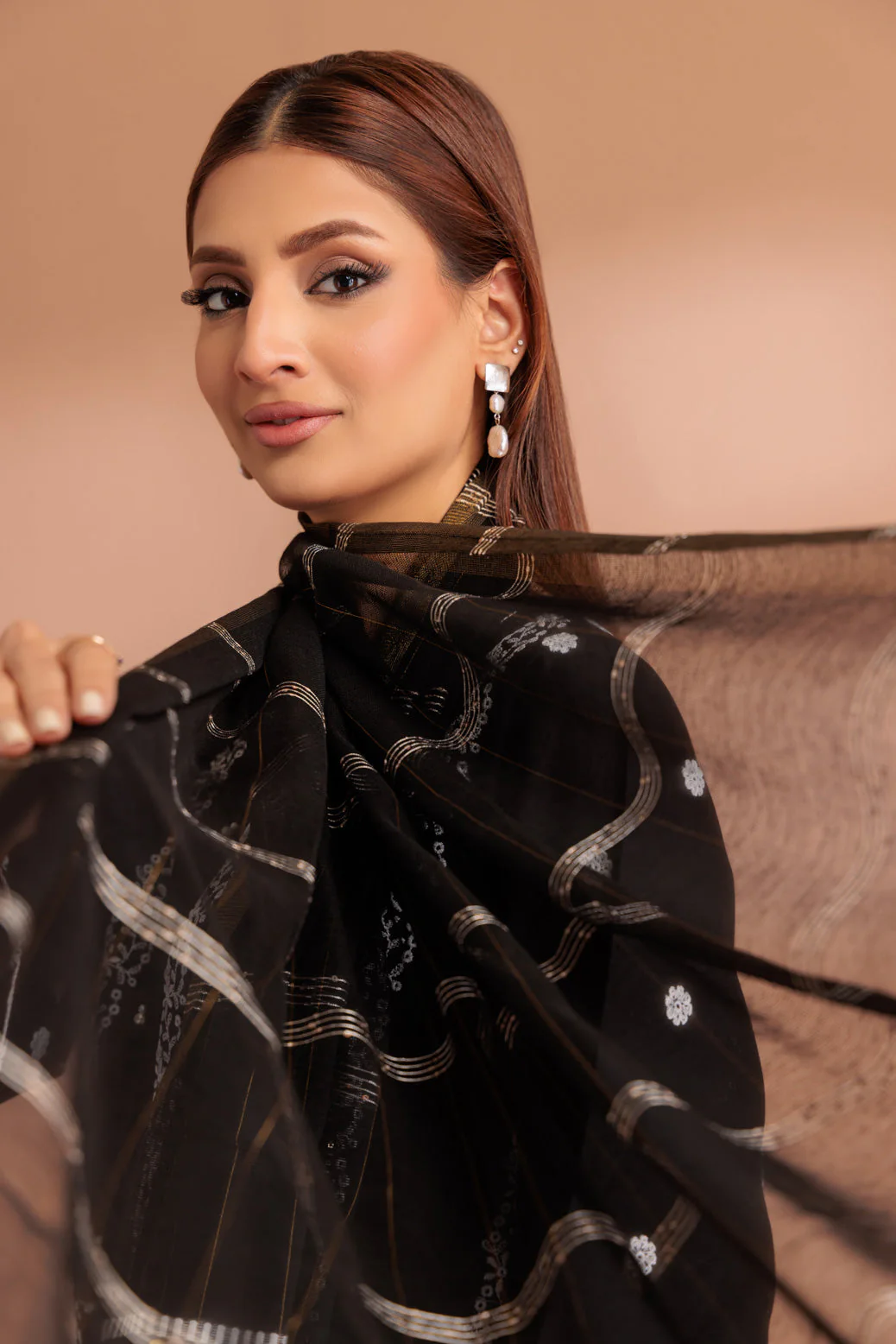 BLACK-KHADDAR-3 PIECE (WS1233P15) - Image 2