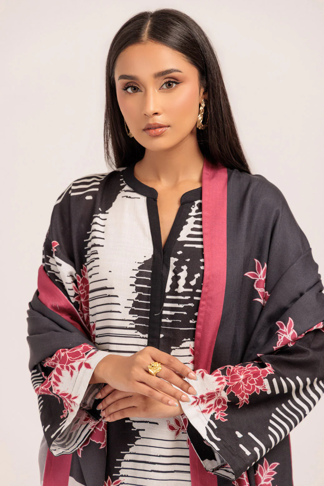 BLACK-KHADDAR-3 PIECE (WS2243P26) - Image 4