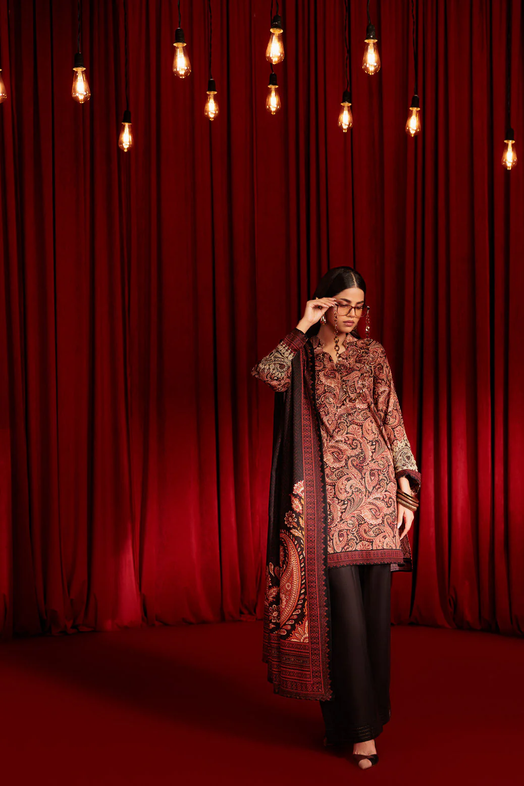 BLACK-KHADDAR-3 PIECE (WS7243P08) - Image 3