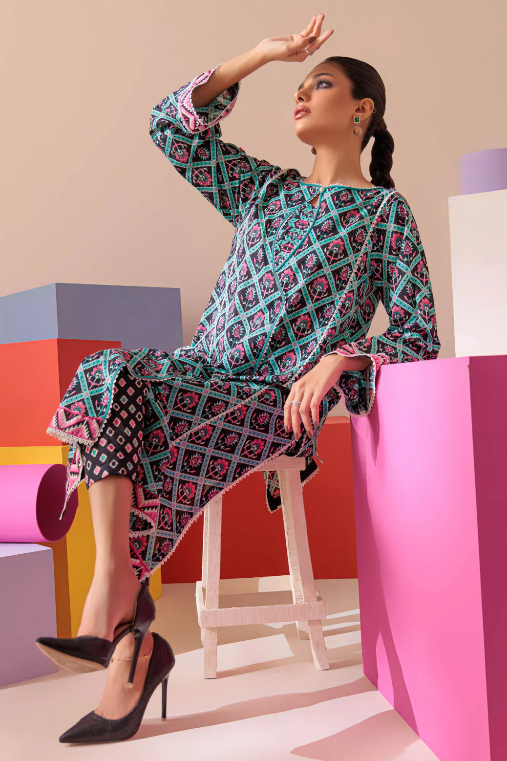 BLACK-LAWN-2 PIECE (SSS232P14) - Image 4