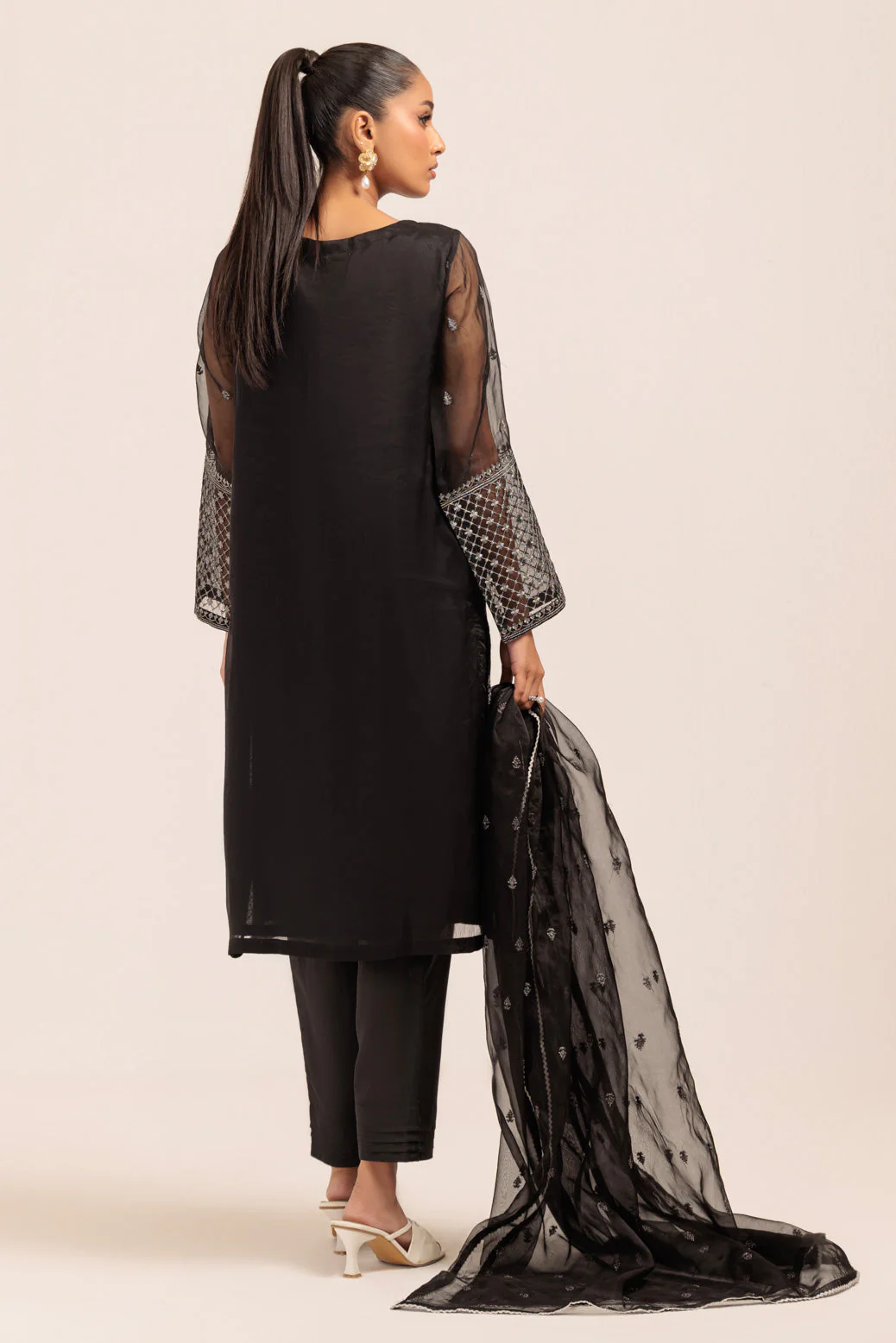 BLACK-ORGANZA-3 PIECE (BPS5243P11) - Image 5