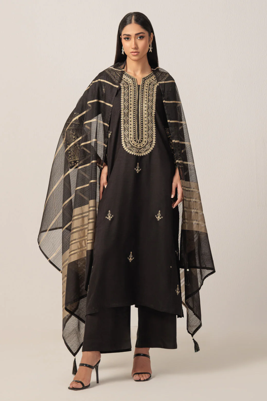BLACK-SILK-3 PIECE (BS5243P16) - Image 2