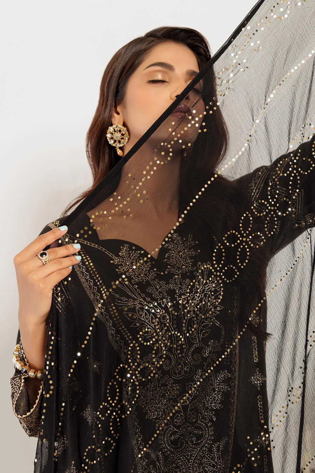 BLACK-VISCOSE-3 PIECE (HV3K233P02)