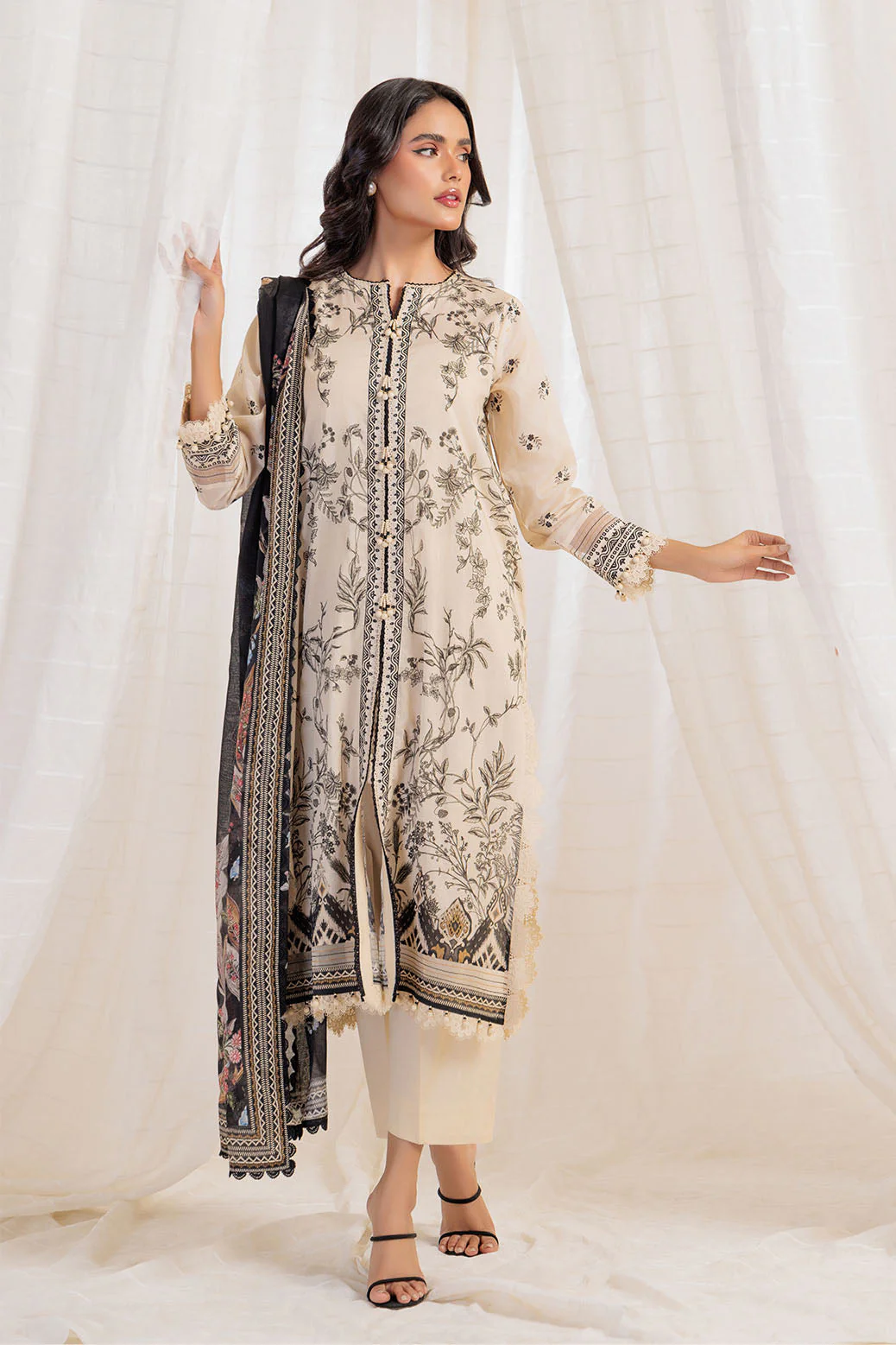 BLACK FLORAL - 3 PC (2S24P3P284) - Image 3