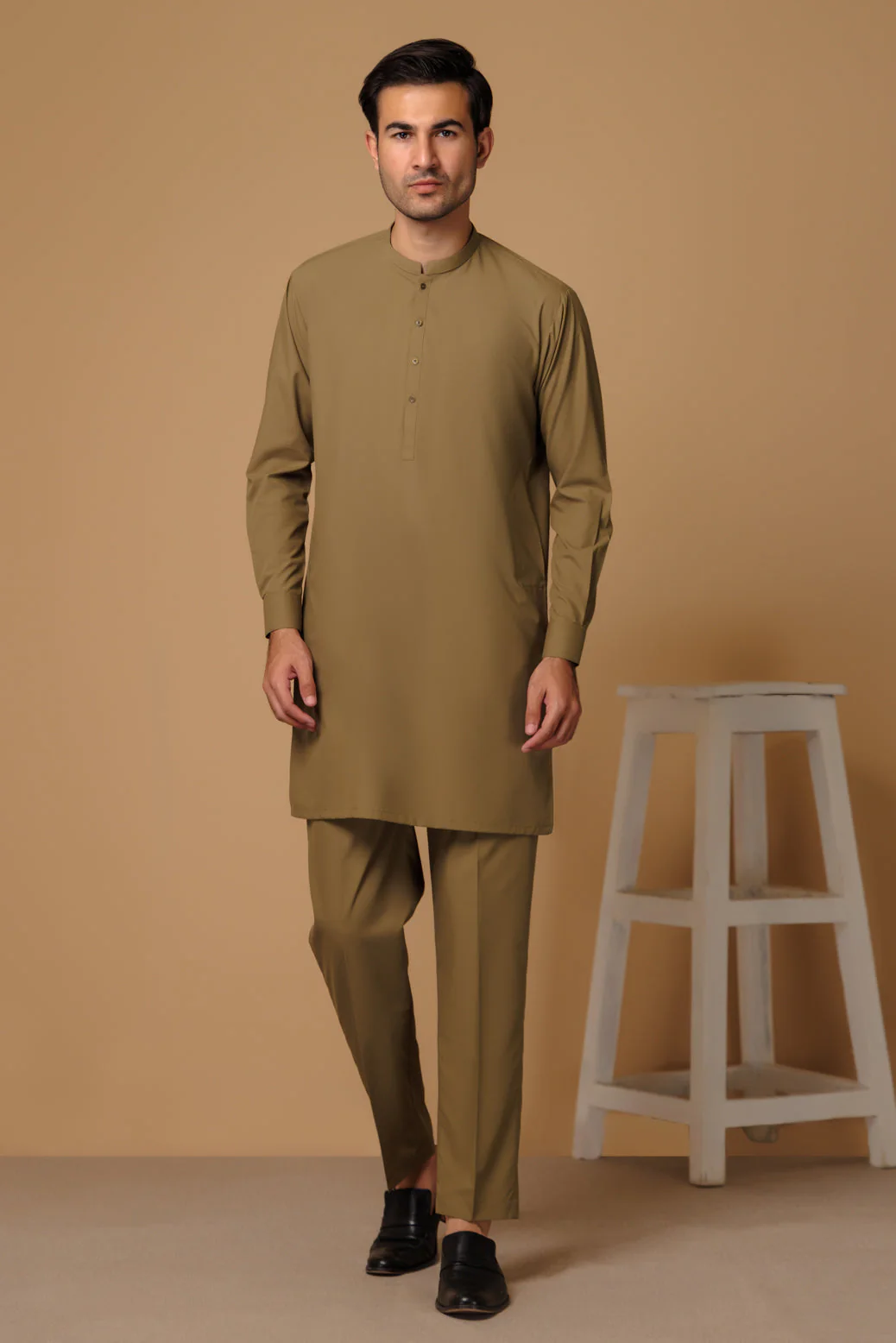 BLENDED-KURTA PAJAMA TROUSER (KSS23-042) - Image 2