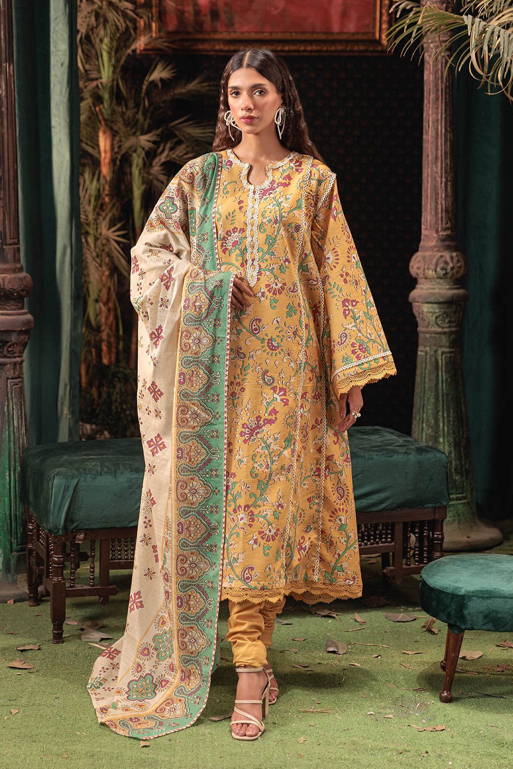 BLOOMING PAISELY- 3 PC (1W24P3P236) - Image 3