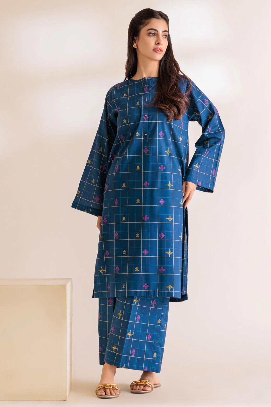 BLUE-CAMBRIC-2 PIECE (SS1242P04) - Image 3