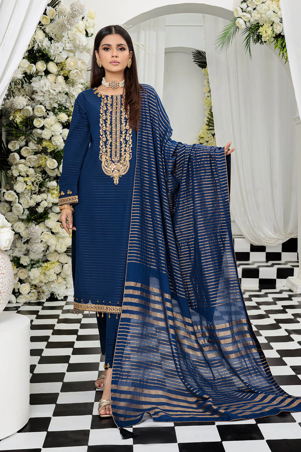 BLUE-DYED-3 PIECE (SRNS223P24) - Image 2
