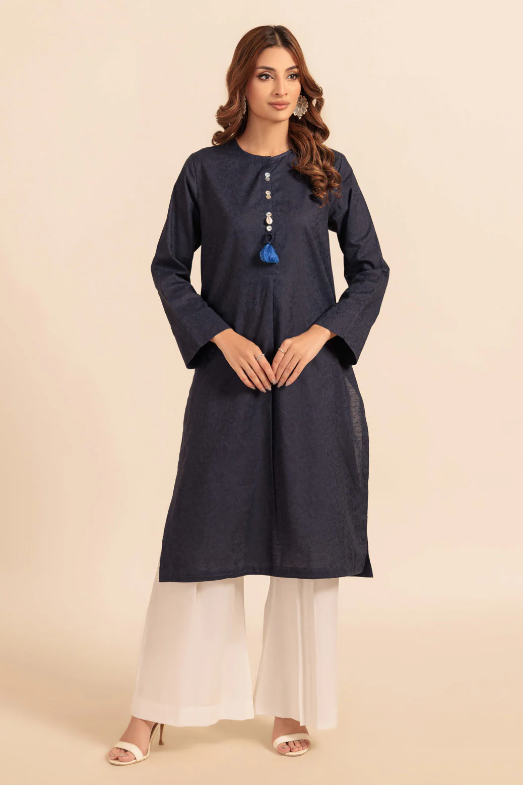 BLUE-JACQUARD-1 PIECE (PWS1241P13) - Image 2