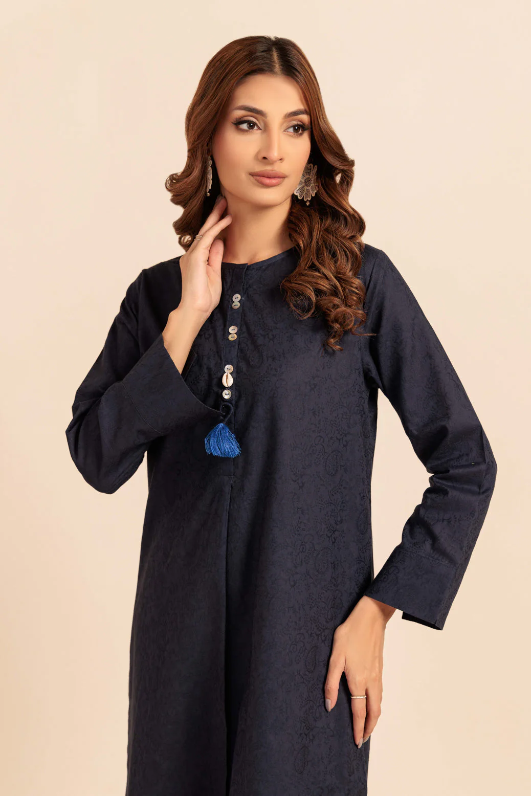 BLUE-JACQUARD-1 PIECE (PWS1241P13) - Image 4