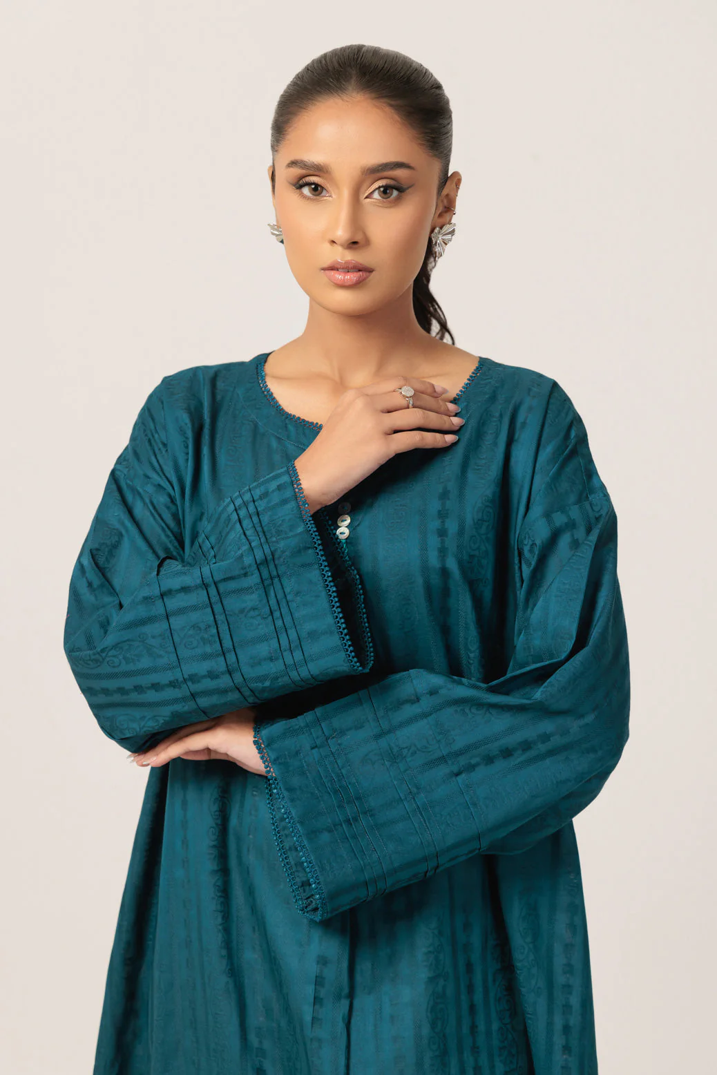 BLUE-JACQUARD-1 PIECE (PWS6241P09) - Image 3