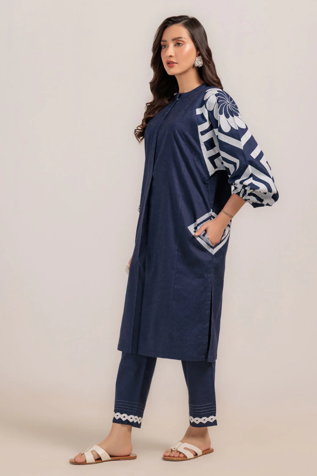 BLUE-JACQUARD-2 PIECE (BS7242P27) - Image 2