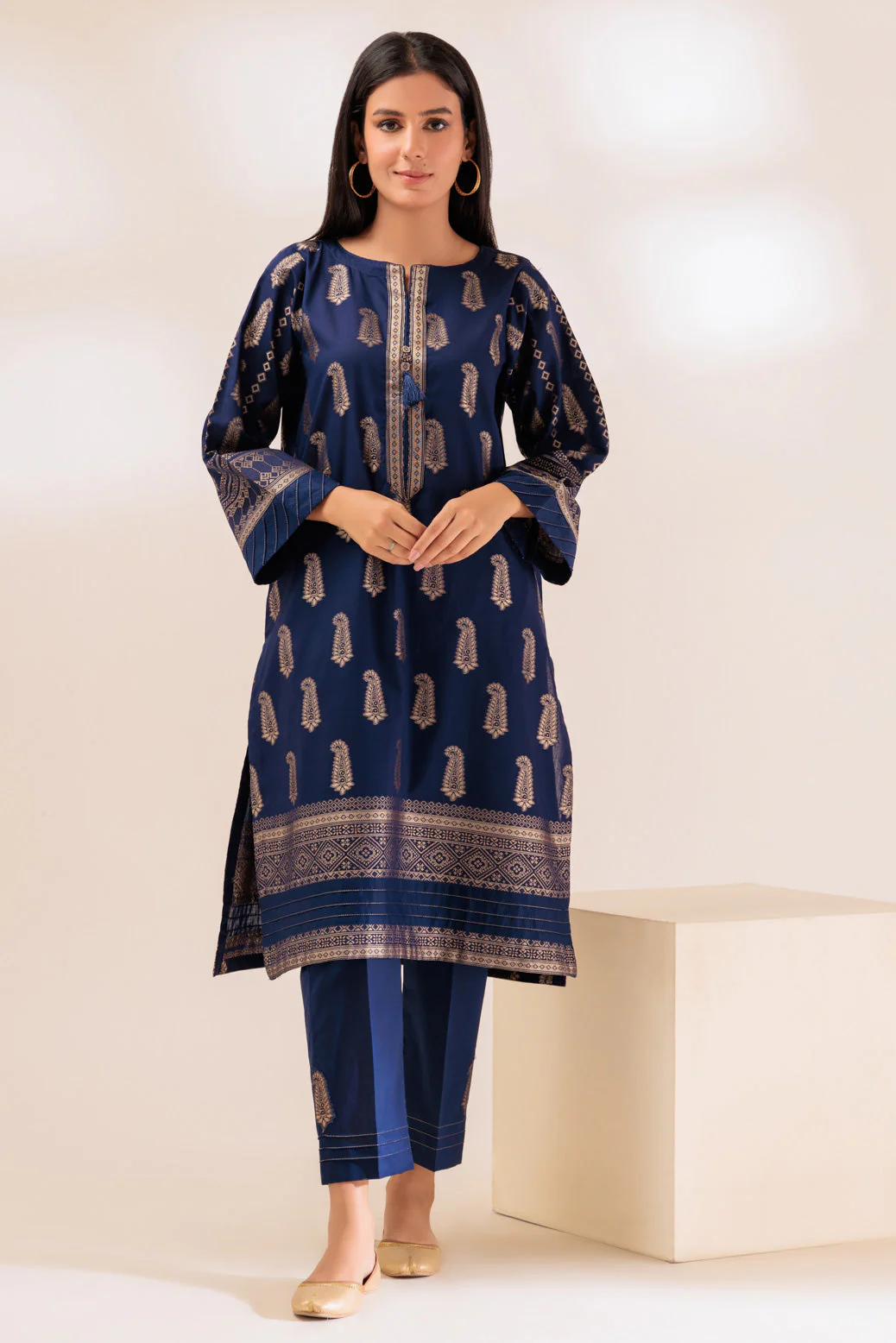 BLUE-JACQUARD-2 PIECE (PWJ1232P01) - Image 2