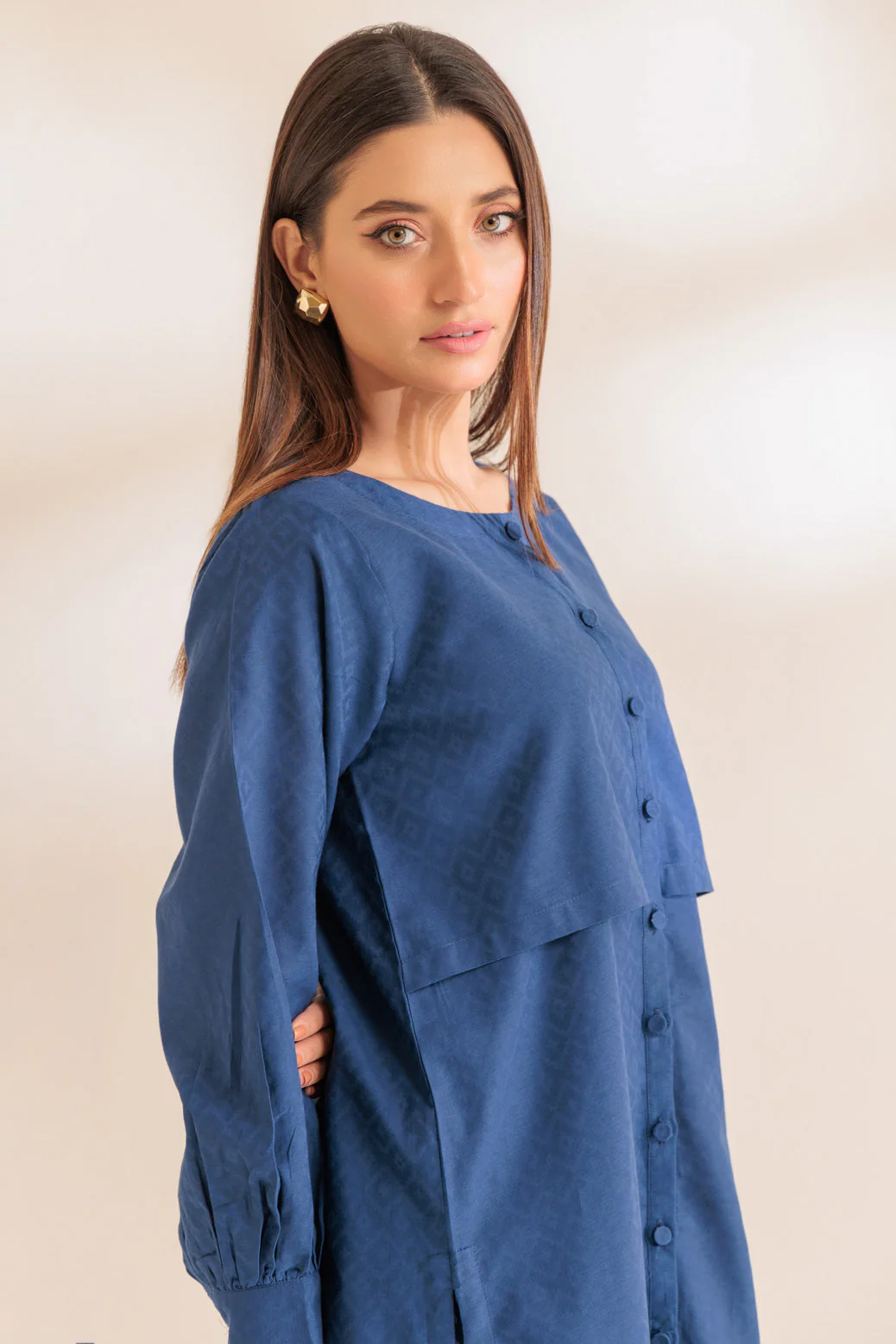 BLUE-JACQUARD-2 PIECE (SS2242P10) - Image 2