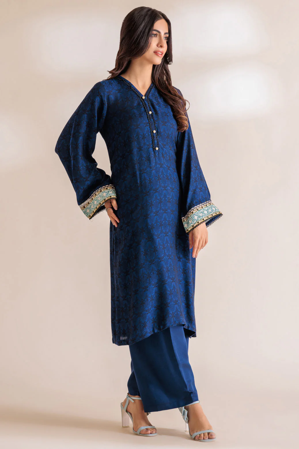 BLUE-JACQUARD-2 PIECE (SS6242P09) - Image 3