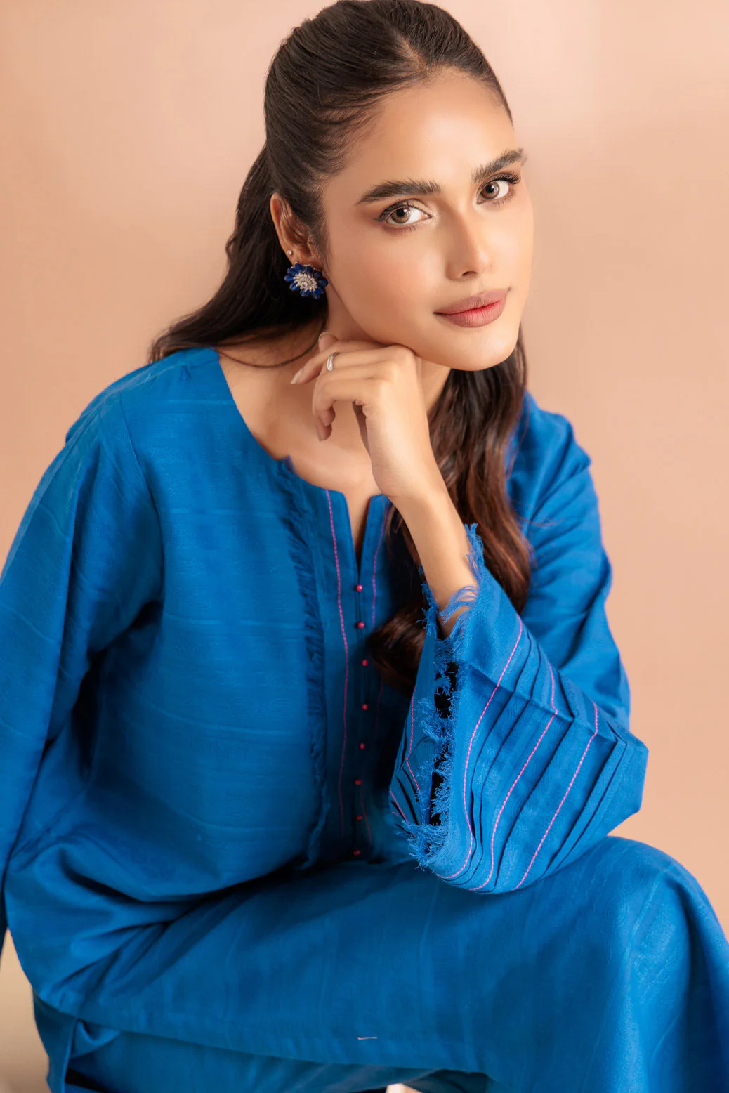 BLUE-JACQUARD-2 PIECE (SS6242P17) - Image 2