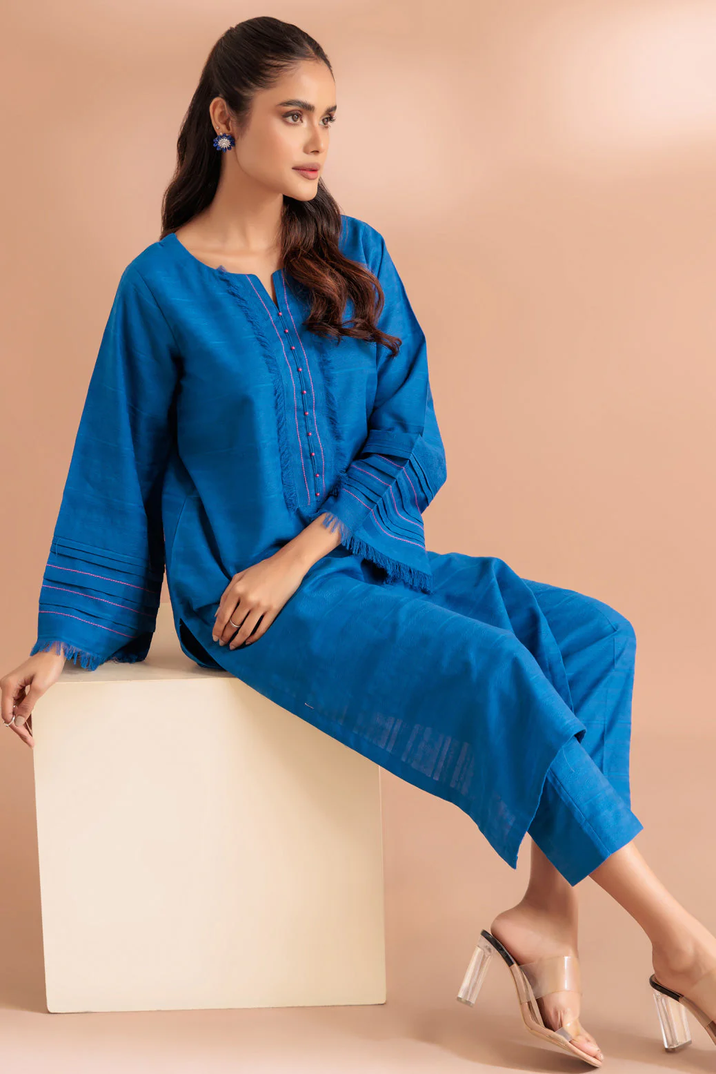 BLUE-JACQUARD-2 PIECE (SS6242P17) - Image 3
