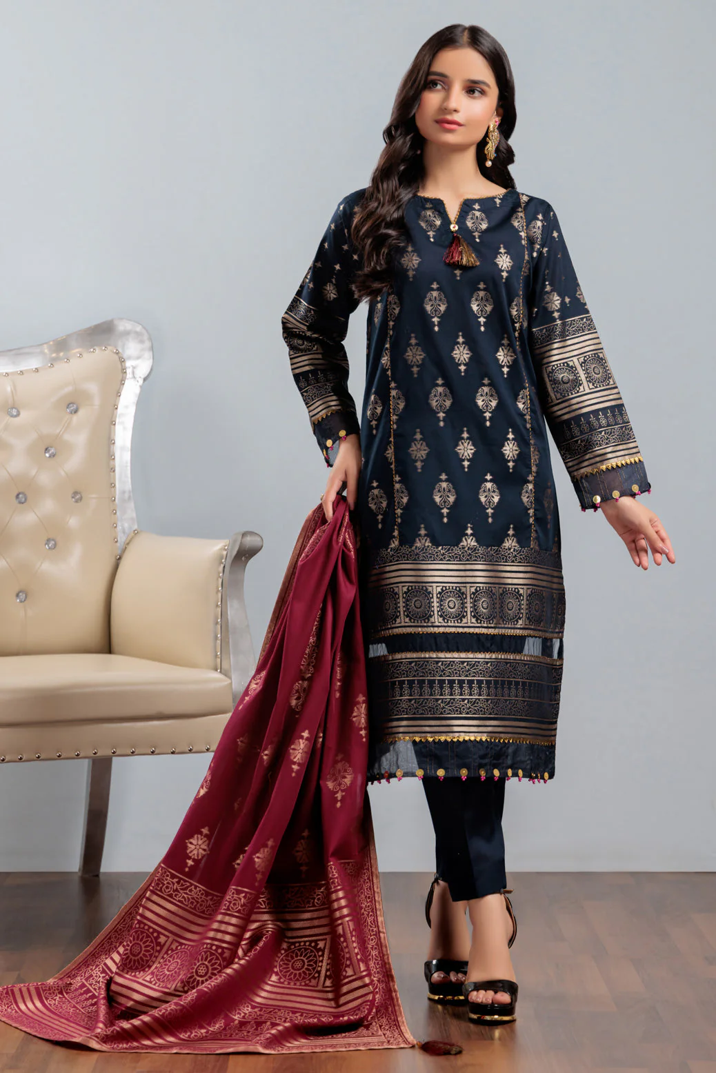 BLUE-JACQUARD-3-PIECE (JAS233P16) - Image 2