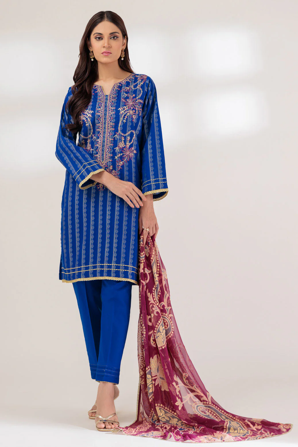 BLUE-JACQUARD-3 PIECE (BSHS233P21) - Image 4