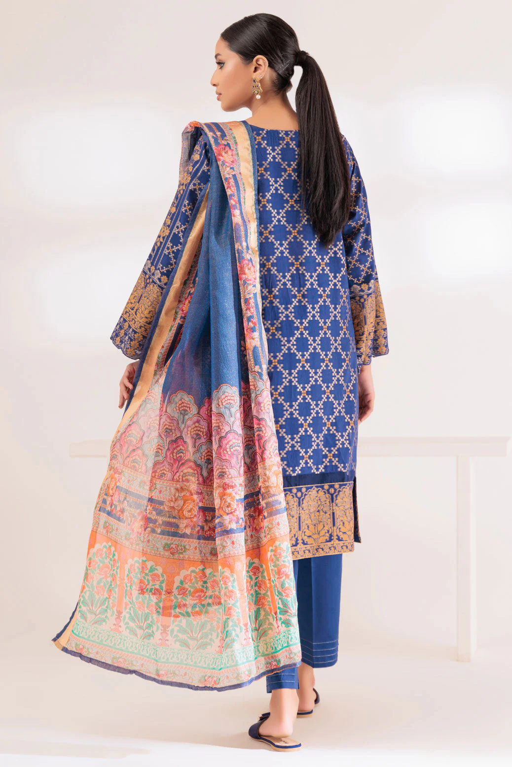 BLUE-JACQUARD-3 PIECE (BSSS233P09) - Image 2