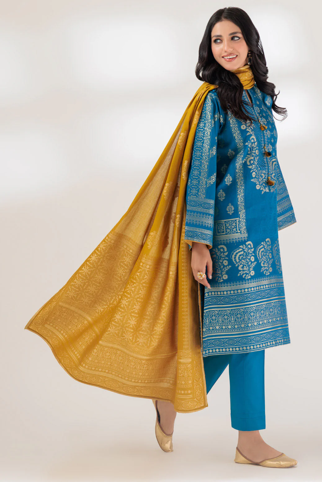 BLUE-JACQUARD-3 PIECE (PWJ1233P03) - Image 4