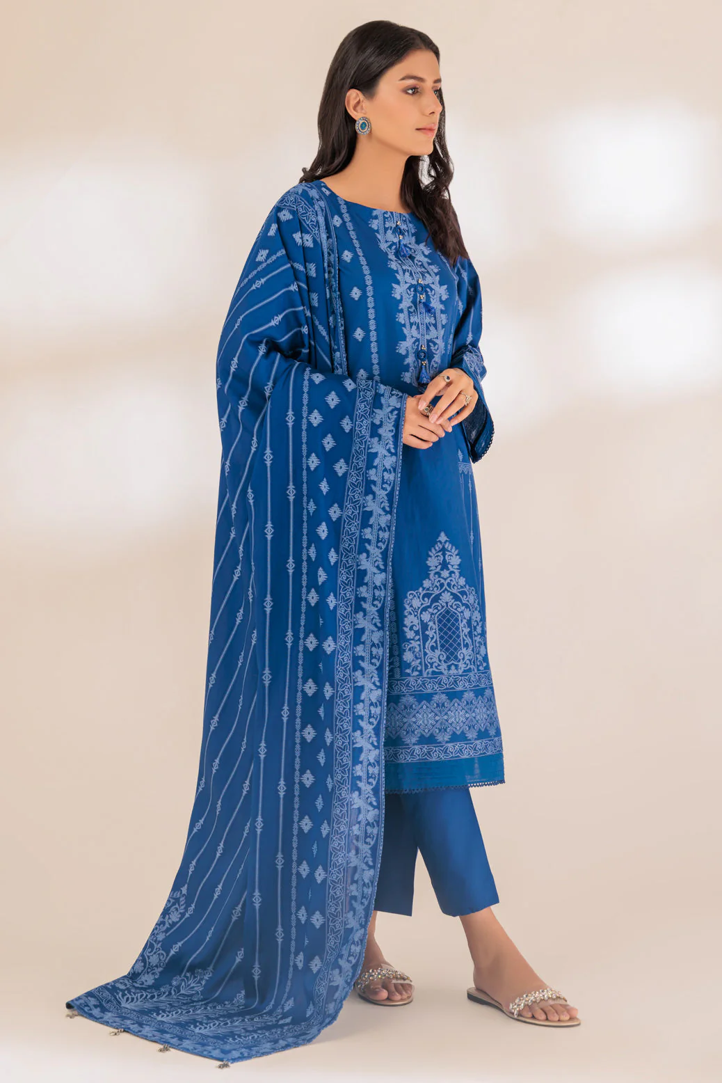 BLUE-JACQUARD-3 PIECE (PWJ3233P01) - Image 3