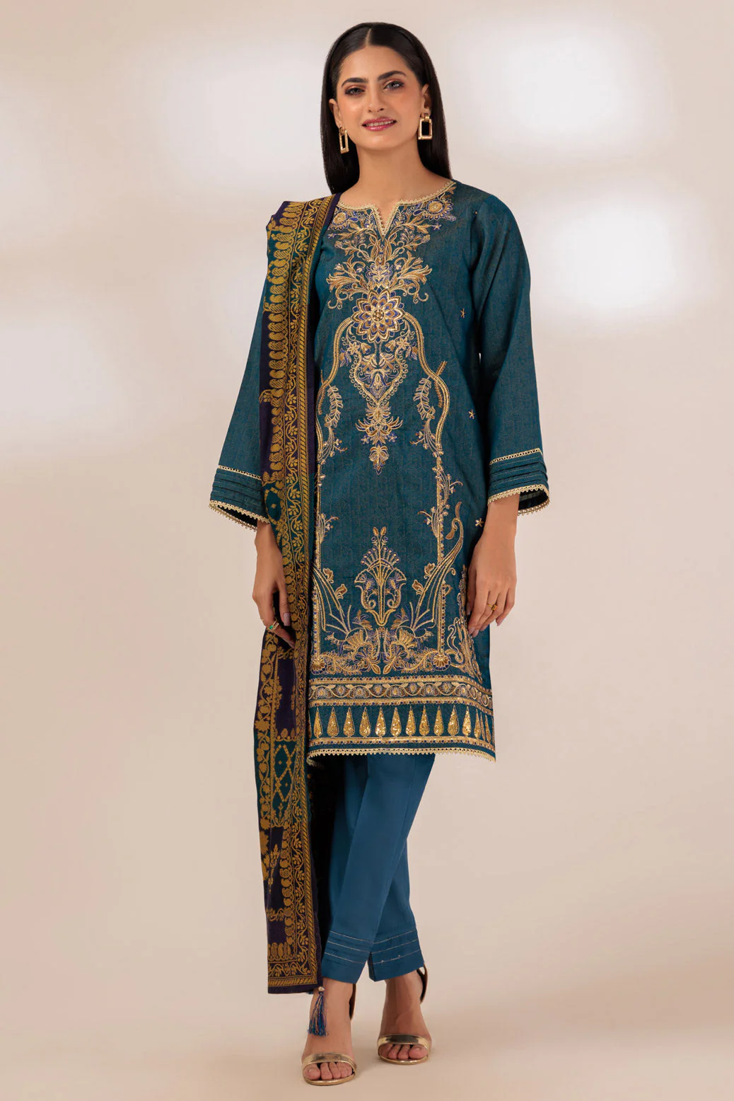BLUE-JACQUARD-3 PIECE (PWS5233P24) - Image 3