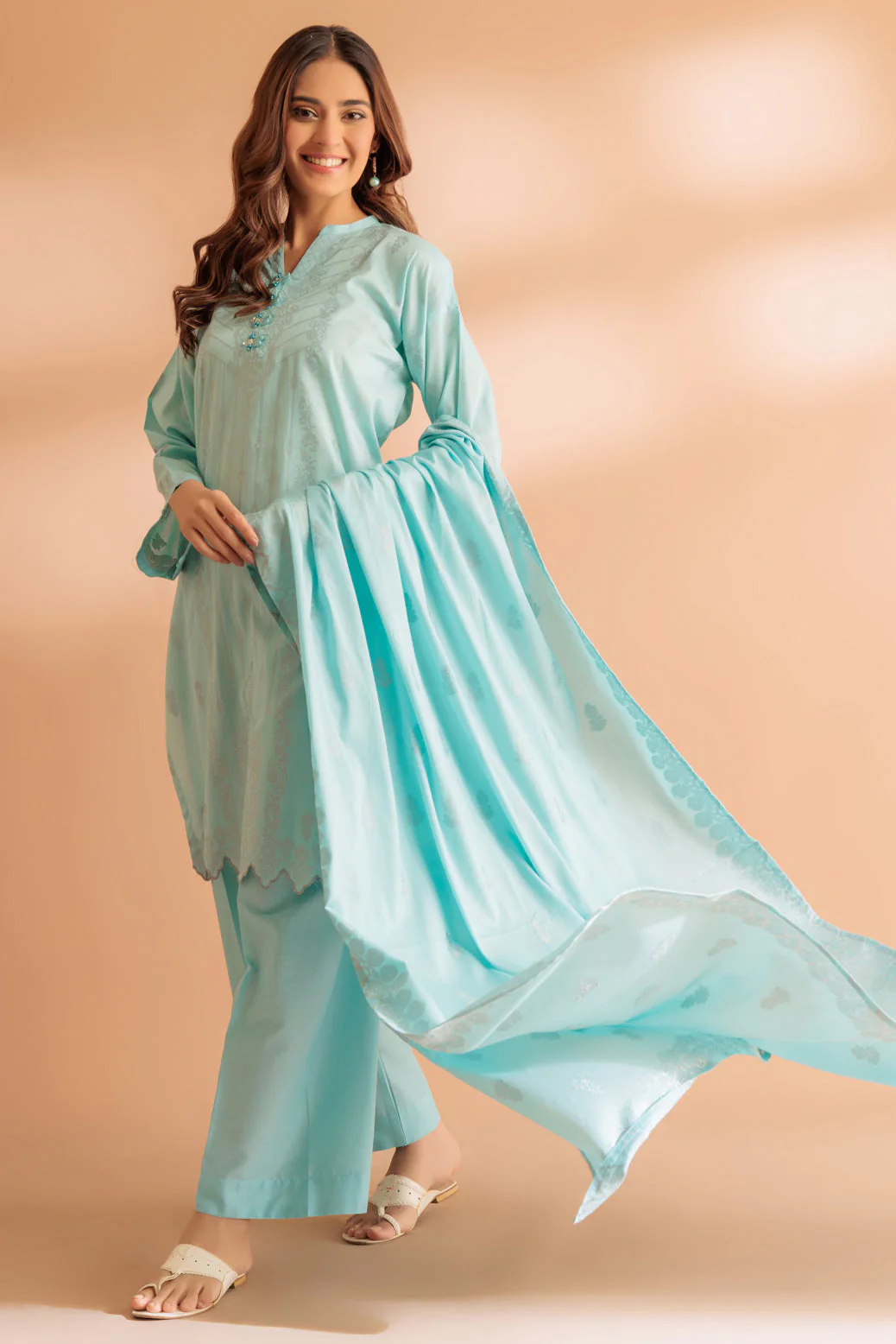 BLUE-JACQUARD-3 PIECE (SJ1243P10) - Image 3