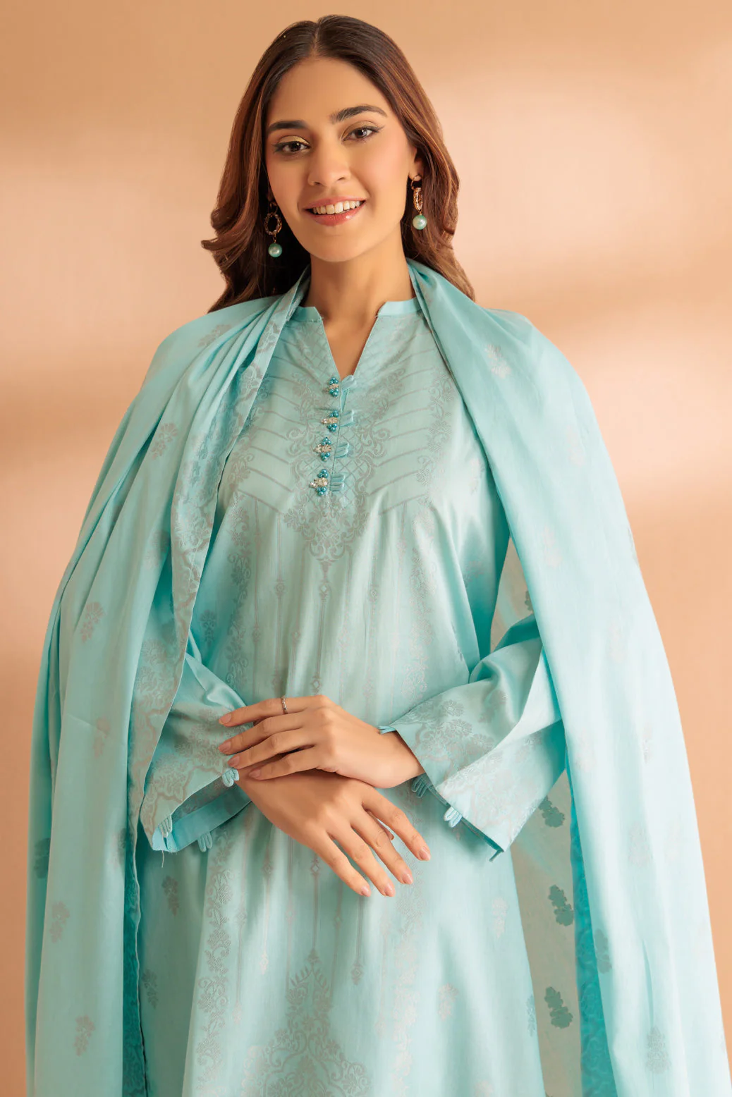 BLUE-JACQUARD-3 PIECE (SJ1243P10) - Image 4