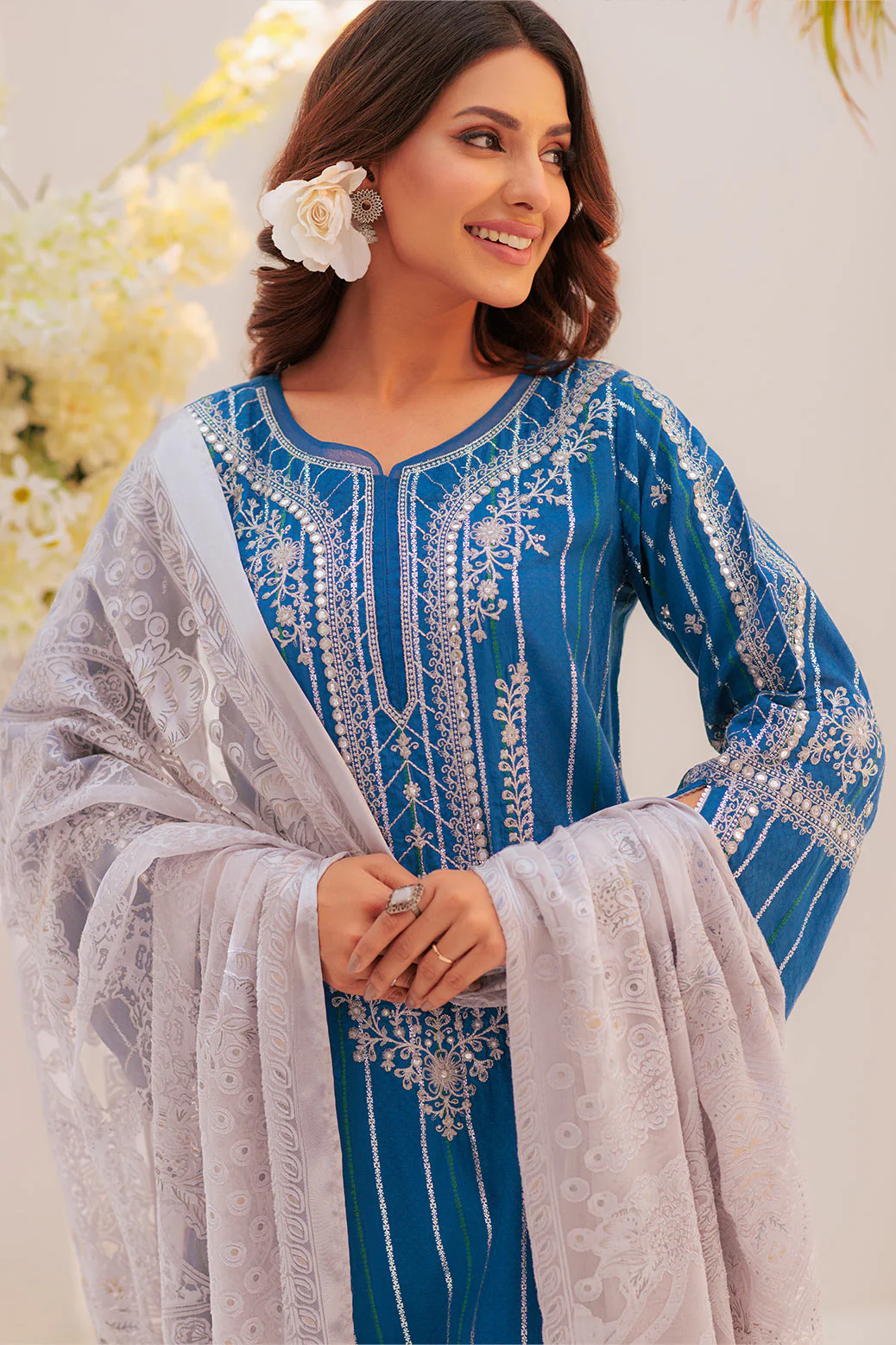 BLUE-JACQUARD-3 PIECE (SS5243P34) - Image 4