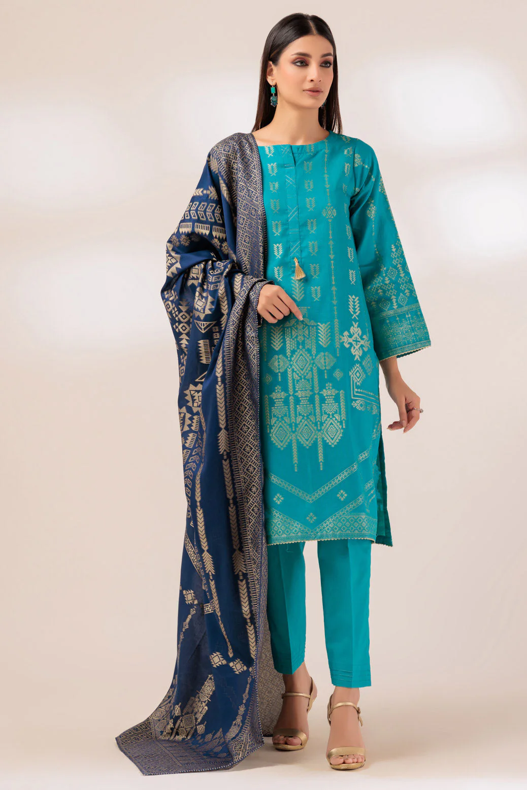 BLUE-JACQUARD-3 PIECE (WJ5233P01) - Image 2
