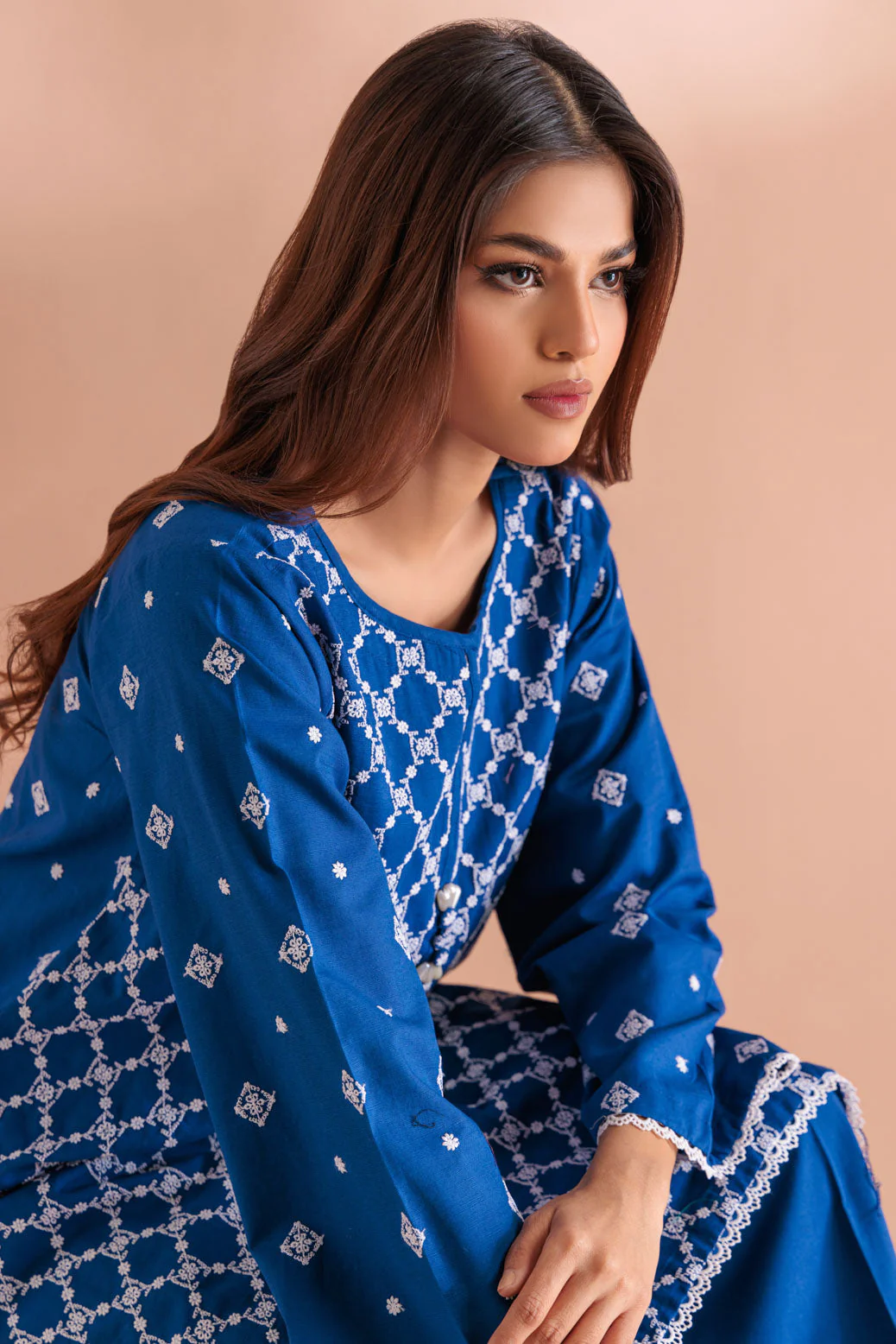 BLUE-KHADDAR-2 PIECE (WS1232P08) - Image 2