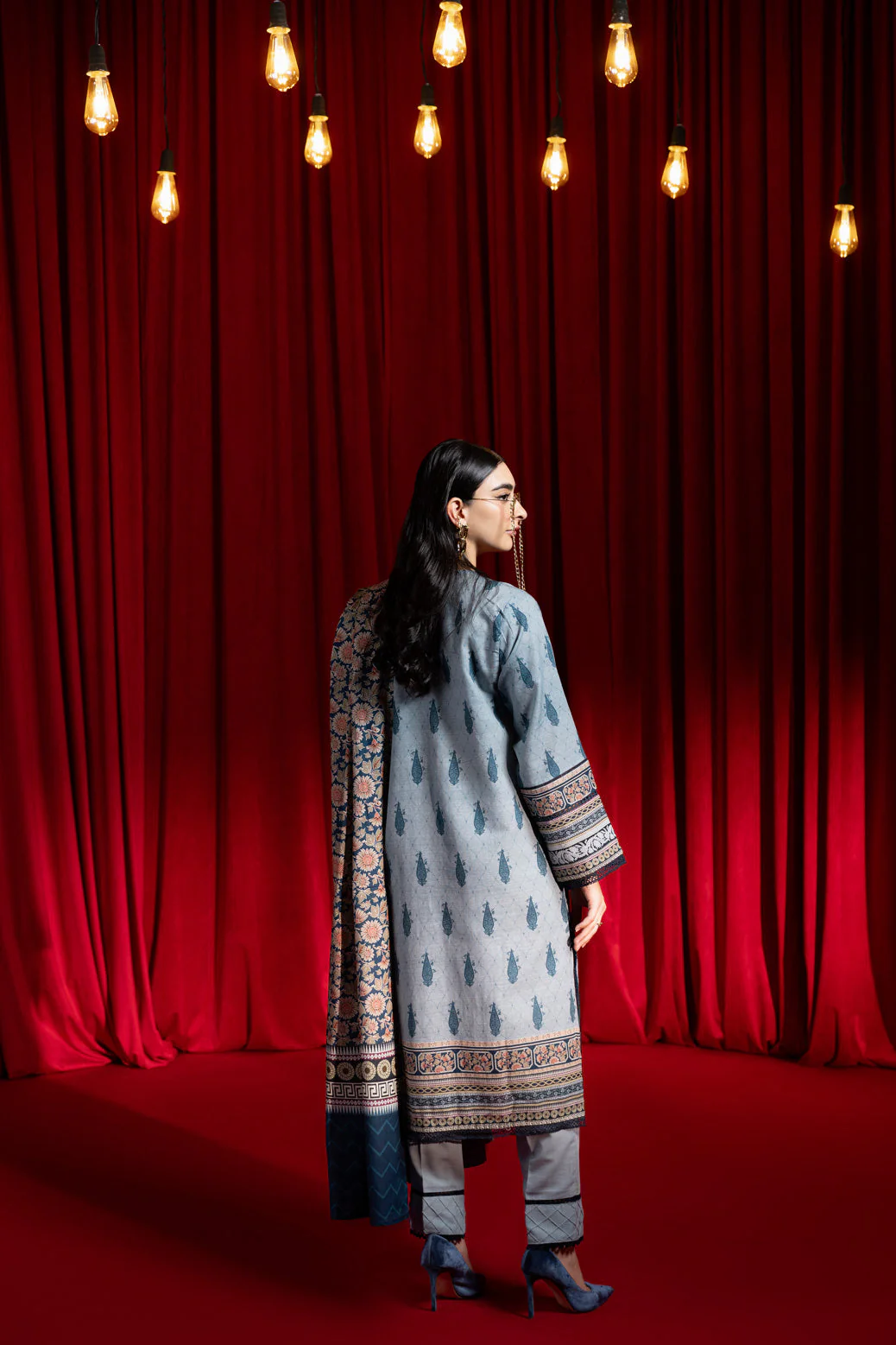 BLUE-KHADDAR-3 PIECE (WS7243P06) - Image 4