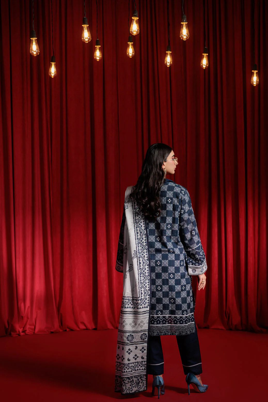 BLUE-KHADDAR-3 PIECE (WS7243P07) - Image 4