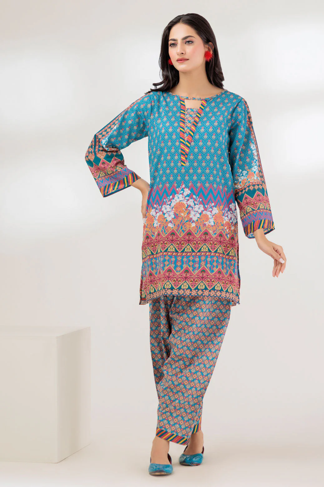 BLUE-LAWN-2 PIECE (SAK232P08) - Image 4