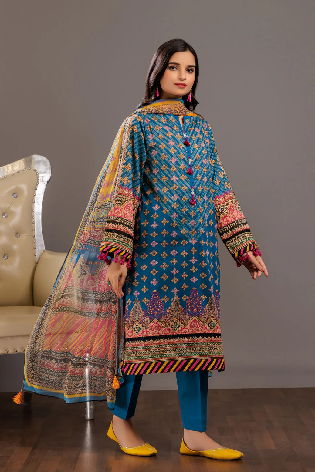 BLUE-LAWN-3 PIECE (SAS233P04) - Image 2