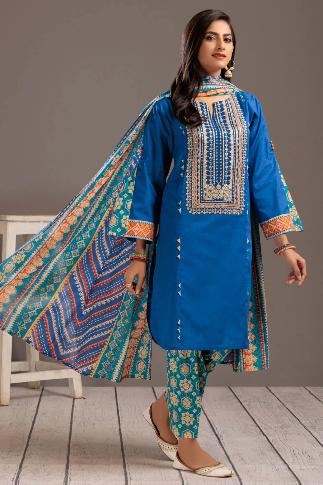 BLUE-LAWN-3 PIECE (SSS233P83) - Image 2