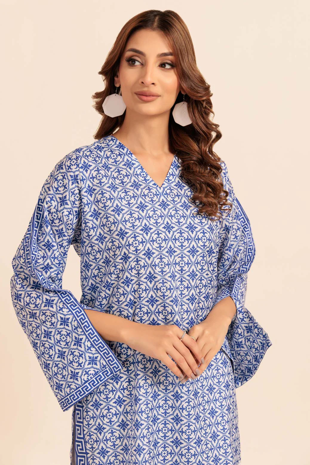 BLUE-POLY CREPE-2 PIECE (WS7242P09) - Image 3