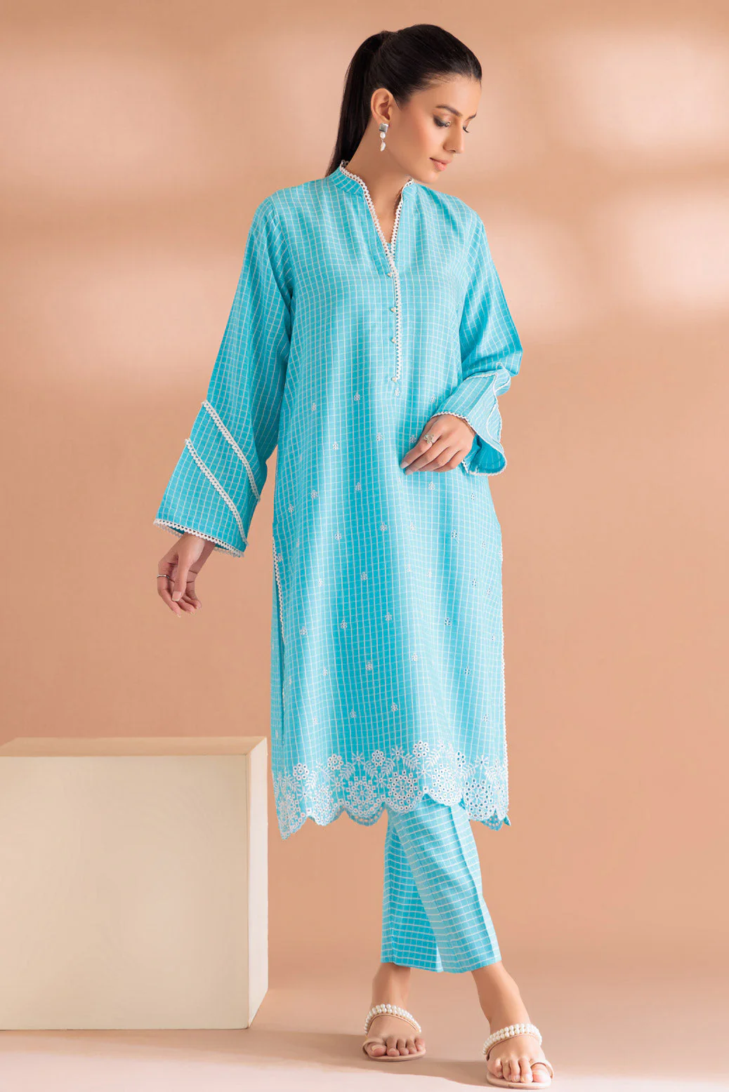 BLUE-YARN DYED-2 PIECE (PWS6232P42) - Image 3
