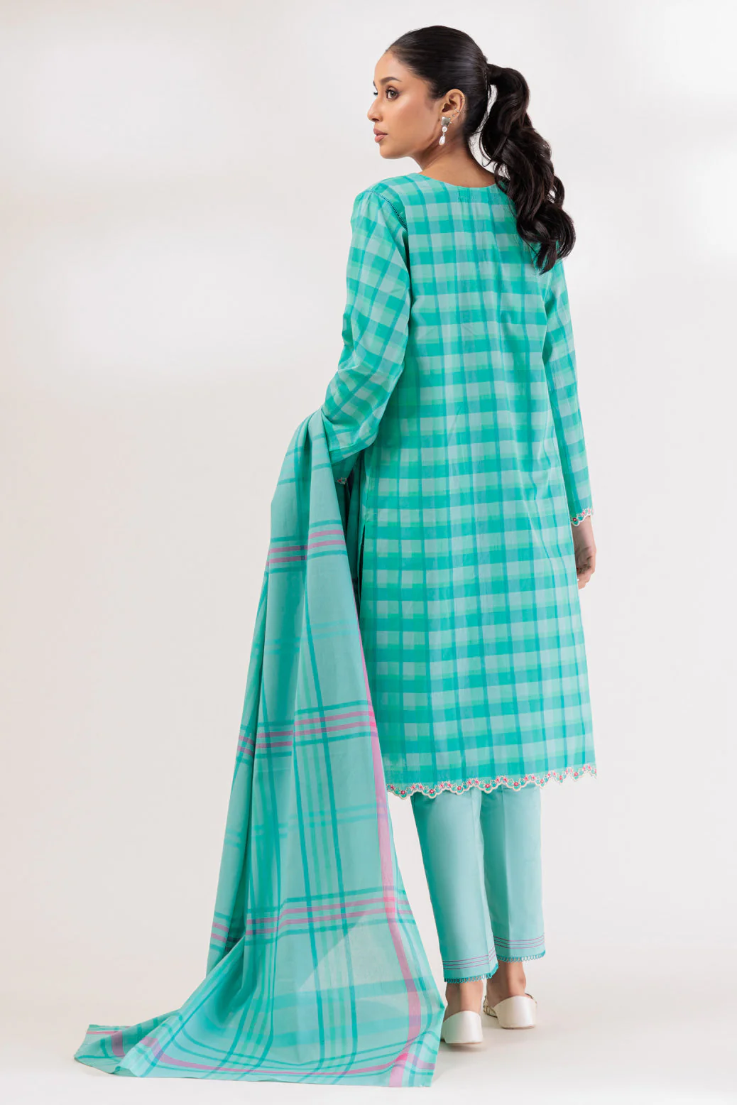 BLUE-YARN DYED-3 PIECE (PWS6233P39) - Image 5
