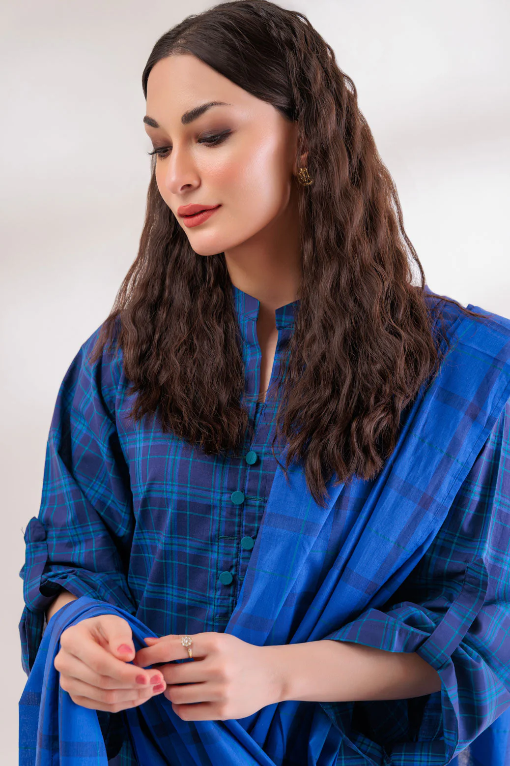 BLUE-YARN DYED-3 PIECE (SS2243P06) - Image 4