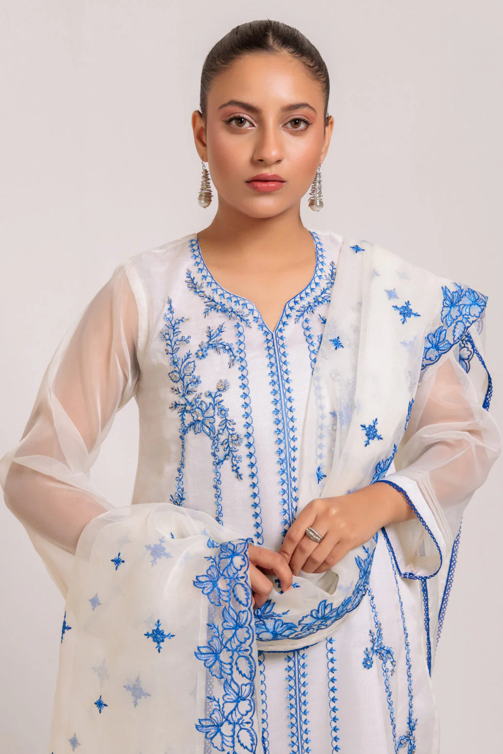 WHITE-ORGANZA-3 PIECE (BPS5243P10) - Image 2