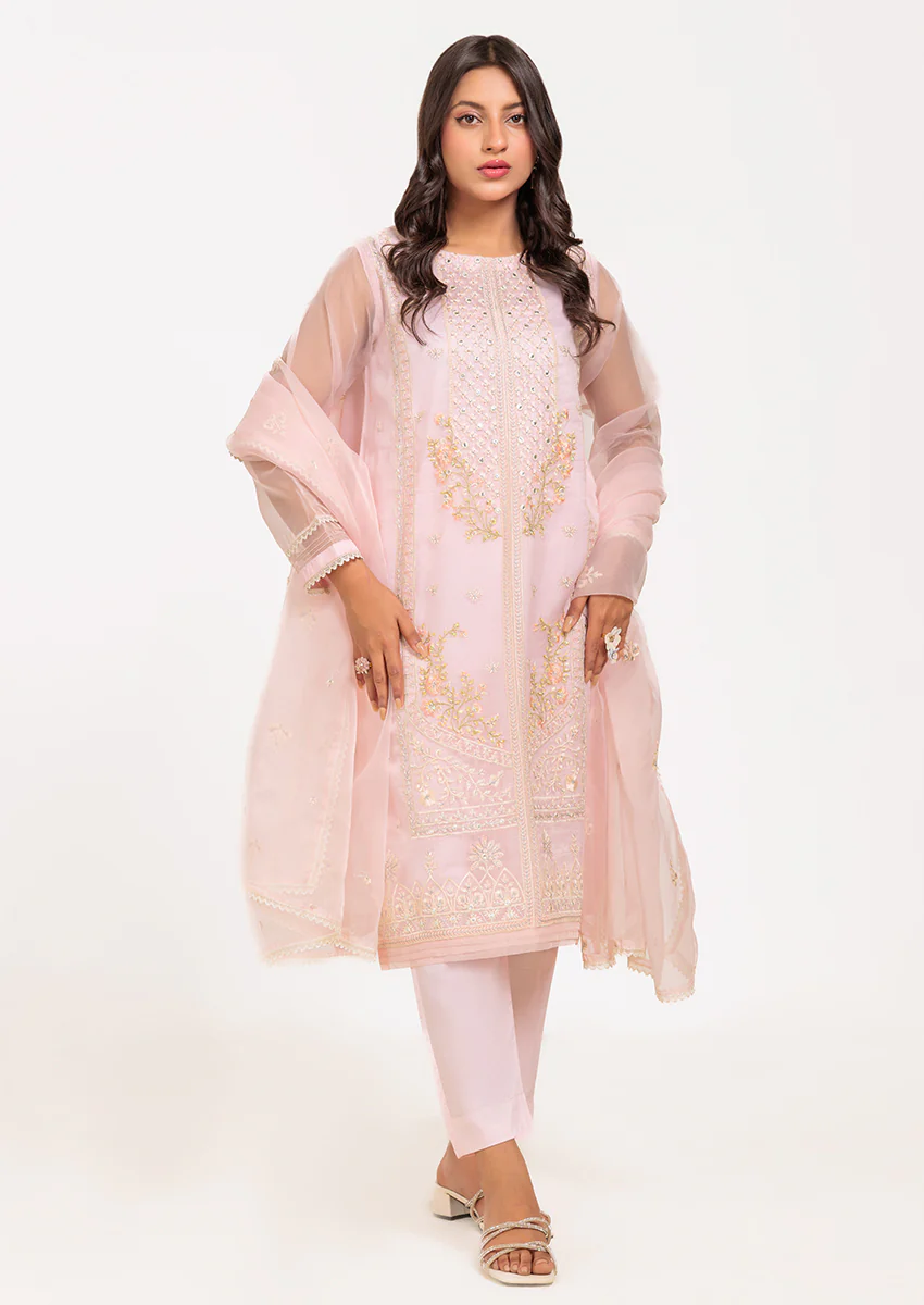 PINK-ORGANZA-3 PIECE (BPS5243P12) - Image 4