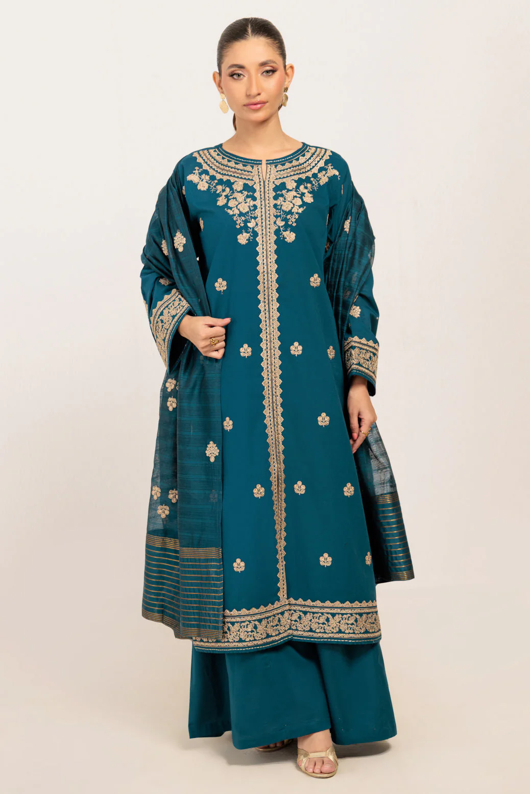 TEAL-CAMBRIC-3 PIECE (BPS6243P12) - Image 3