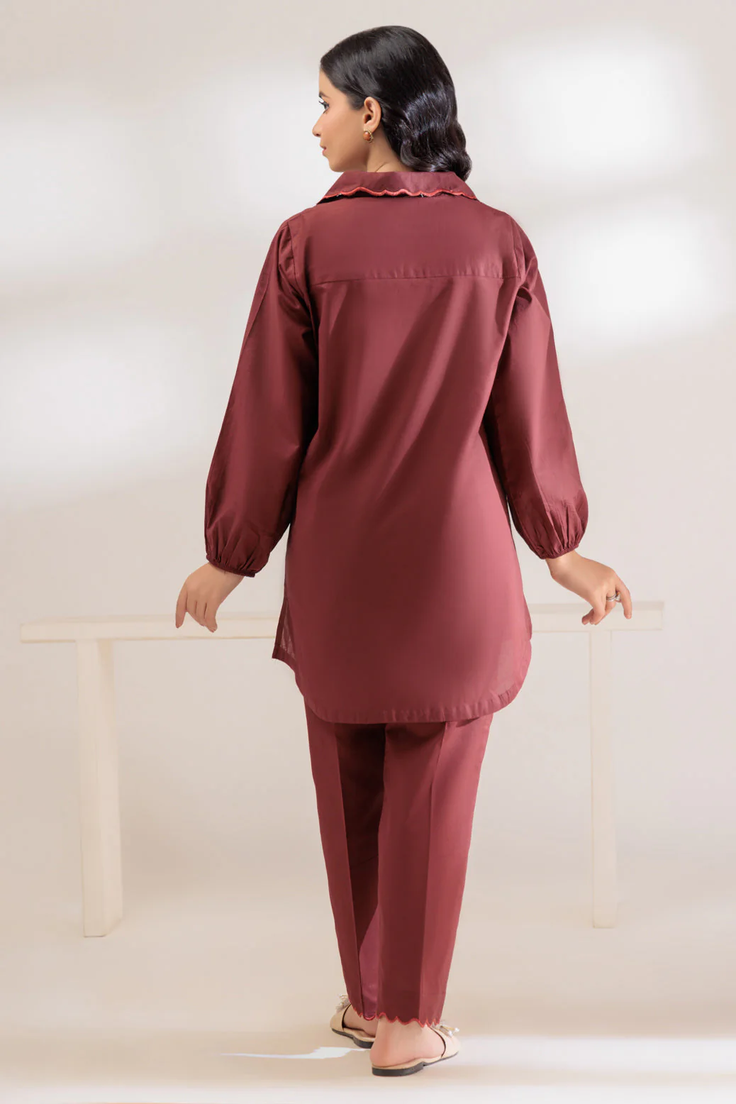 BROWN-CAMBRIC-2 PIECE (BRAK232P04) - Image 4