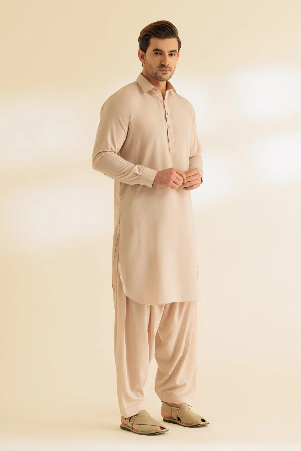 BROWN-COTTON-SHALWAR SUIT - (GSSR24-005) - Image 4