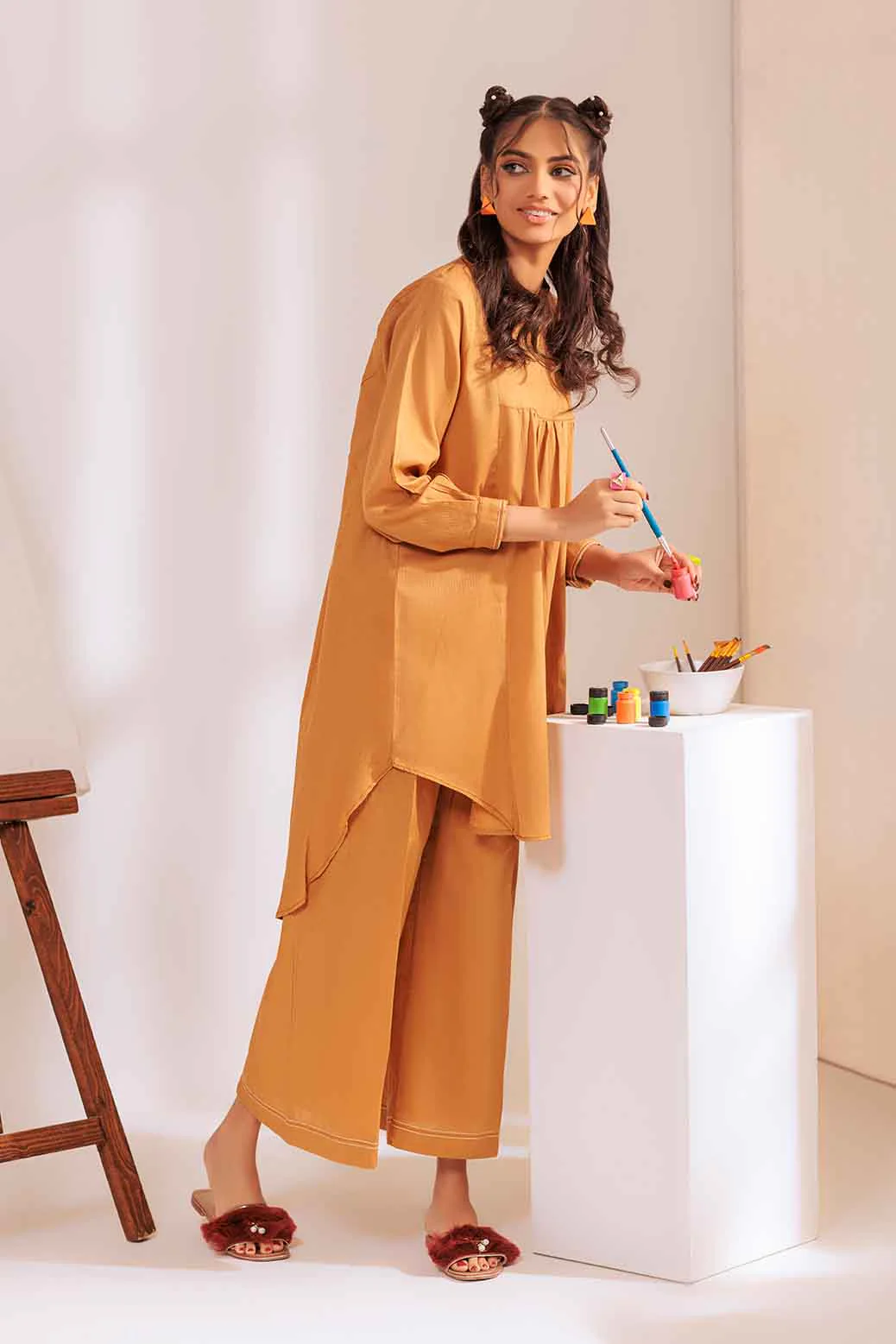 BROWN-DOBBY-2 PIECE (BSSS232P06) - Image 4