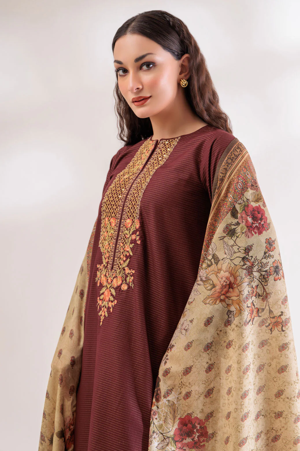 BROWN-DOBBY-3 PIECE (SS2243P17) - Image 2
